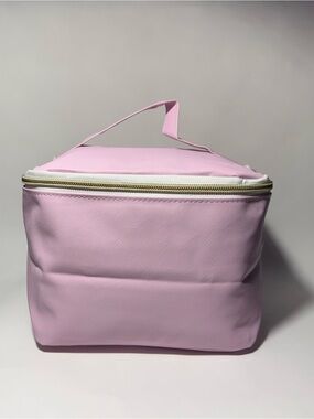 Sassy + Chic Large Pink Makeup Bag Travel Toiletry Organizer Case NWT 8x6x5 in